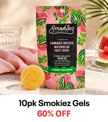 60% Off Smokiez Gels and Watermelon Fruit Chews