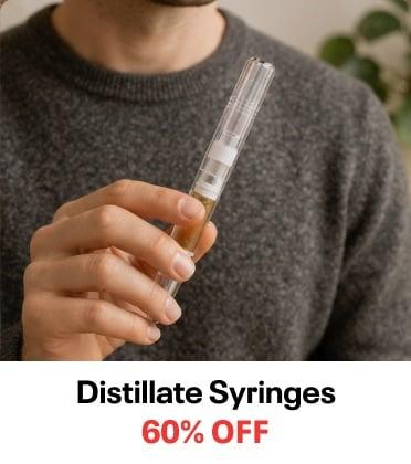 Distillate Syringes 60% OFF - Cannabis deal image