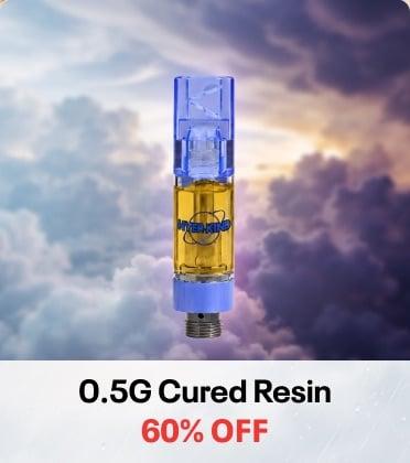 60% Off 0.5G Cured Resin Vape - Cannabis deal image