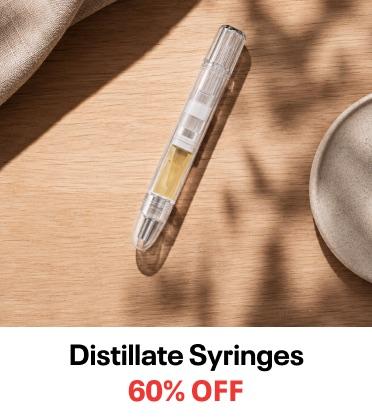 Distillate Syringes 60% Off - Cannabis deal image