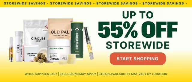 Up To 55% Off Storewide Savings
