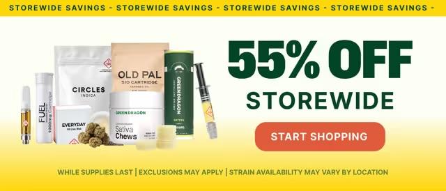 55% Off Storewide & Special Offers