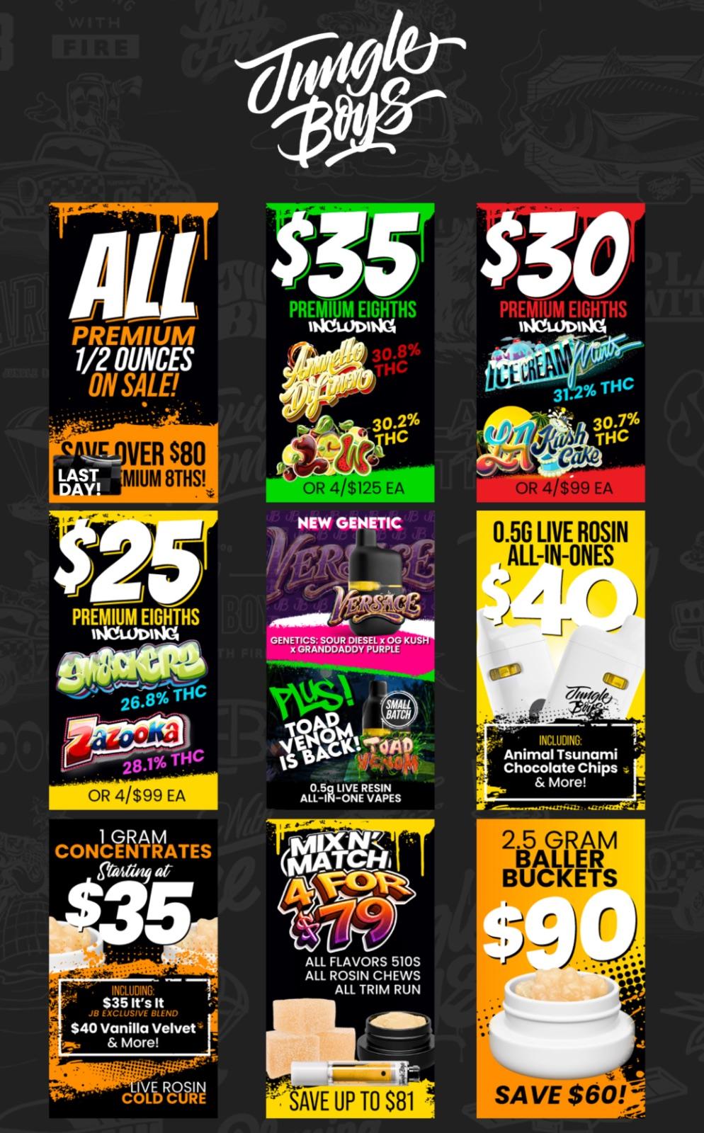 Premium Eights Deals & Baller Buckets