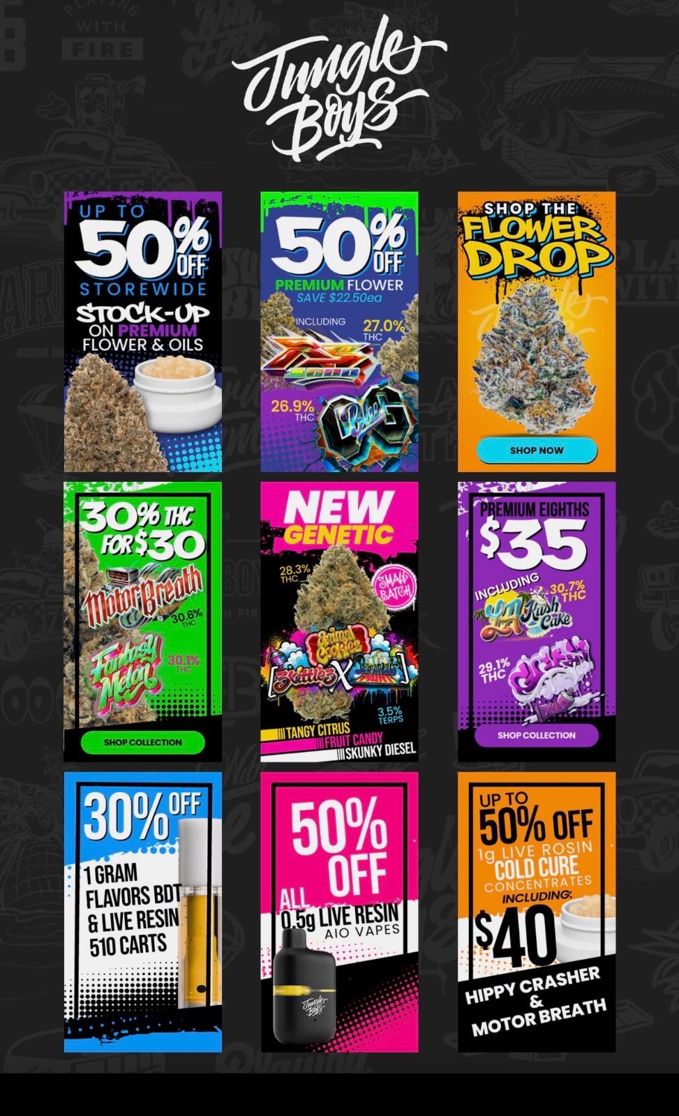 50% Off Storewide & 30% Off Carts