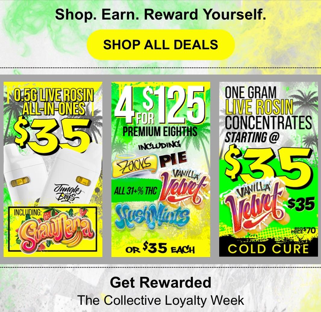 Live Rosin Deals & 4 for $125 Eights - Cannabis deal image