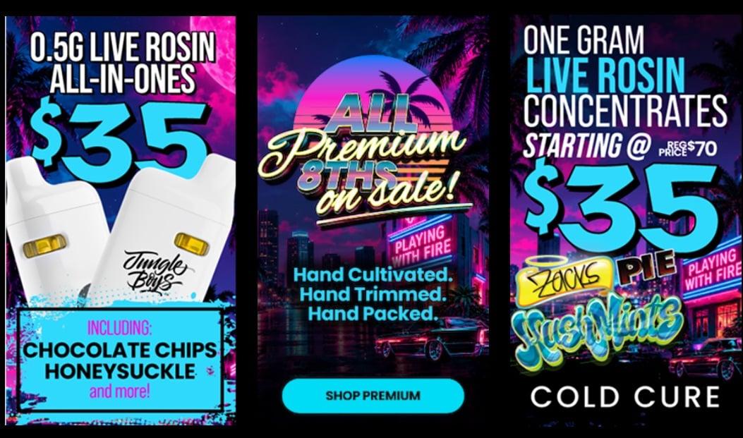 Live Rosin Deals & Premium 8ths On Sale