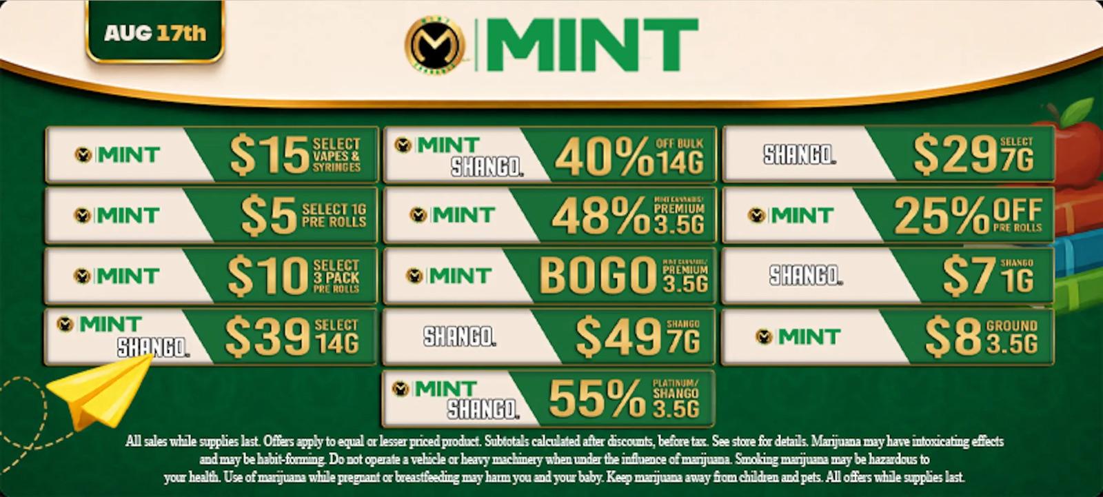 Daily Deals: Flower, Vapes, Pre-Rolls & More - Cannabis deal image