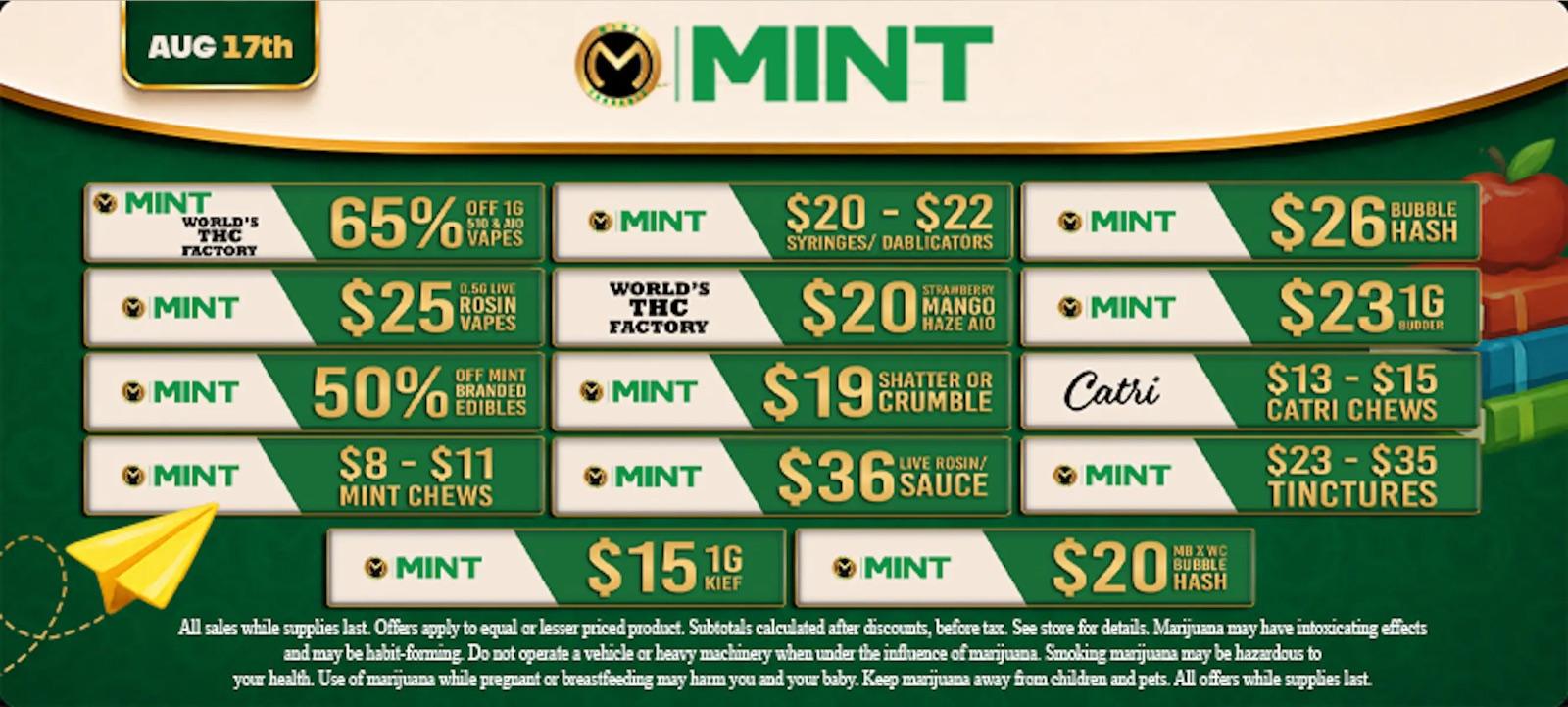 Deals on Vapes, Concentrates, Edibles & More - Cannabis deal image