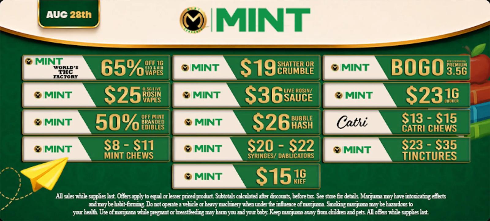 BOGO Flower & 65% Off Vapes