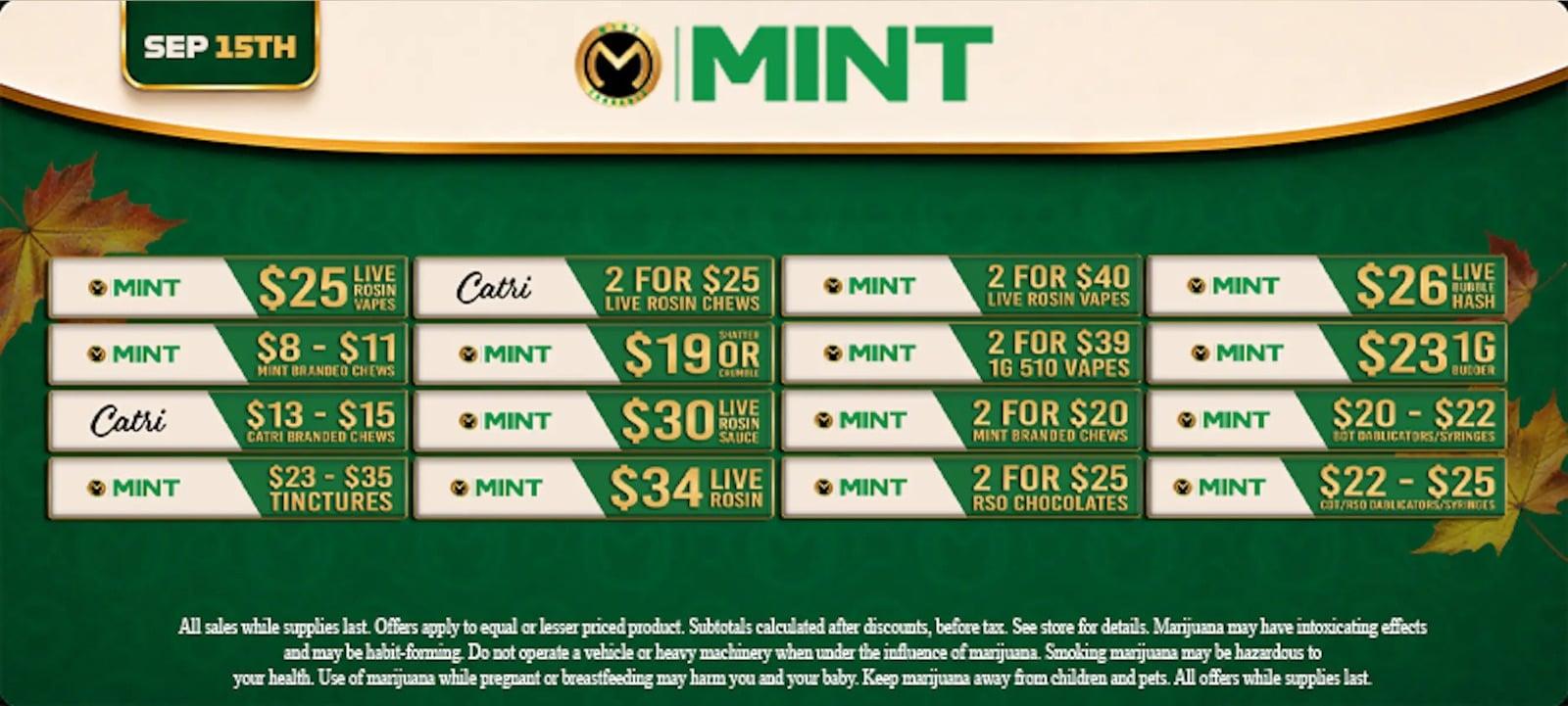 Daily Deals on Vapes, Edibles & More - Cannabis deal image