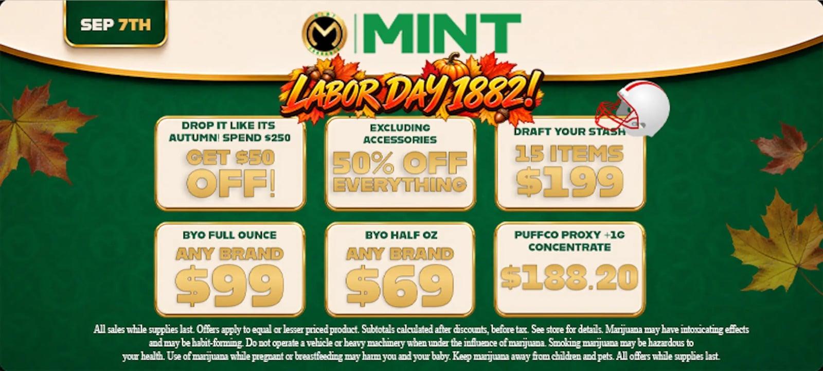Labor Day Deals: Save Big on Everything! - Cannabis deal image