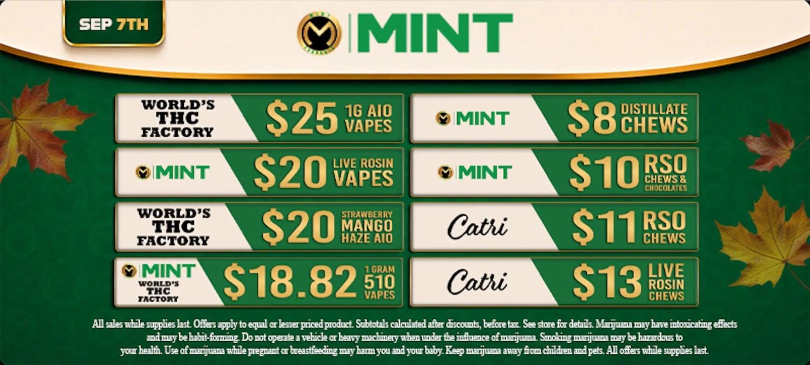 Daily Deals on Vapes, Edibles, and RSO