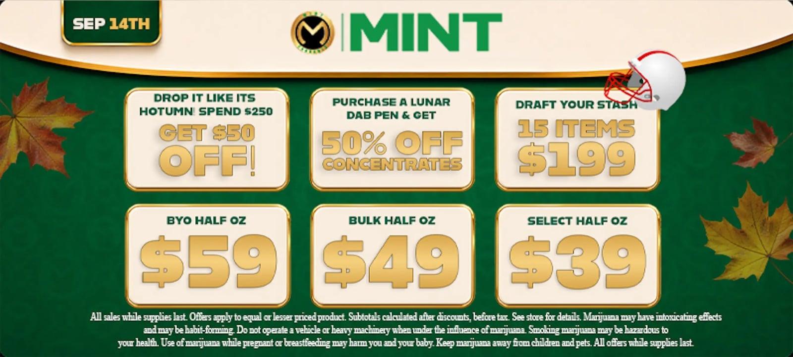Spend $250 Get $50 Off & 50% Off Concentrates