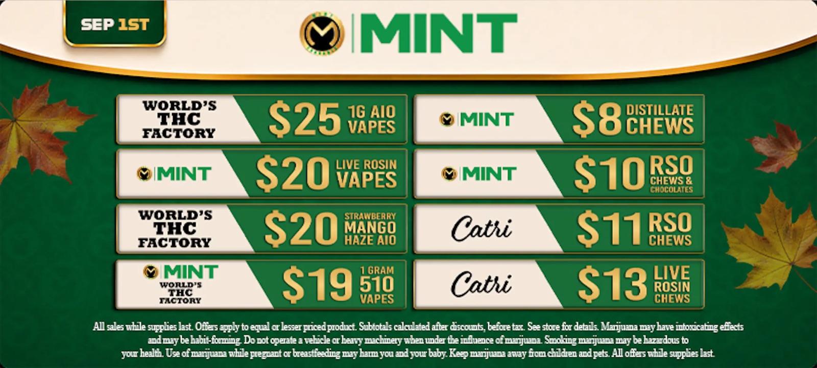 Daily Deals: Vapes, Chews, and RSO Specials
