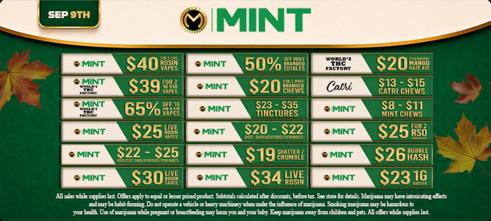 Daily Deals on Vapes, Edibles, Concentrates, & More - Cannabis deal image