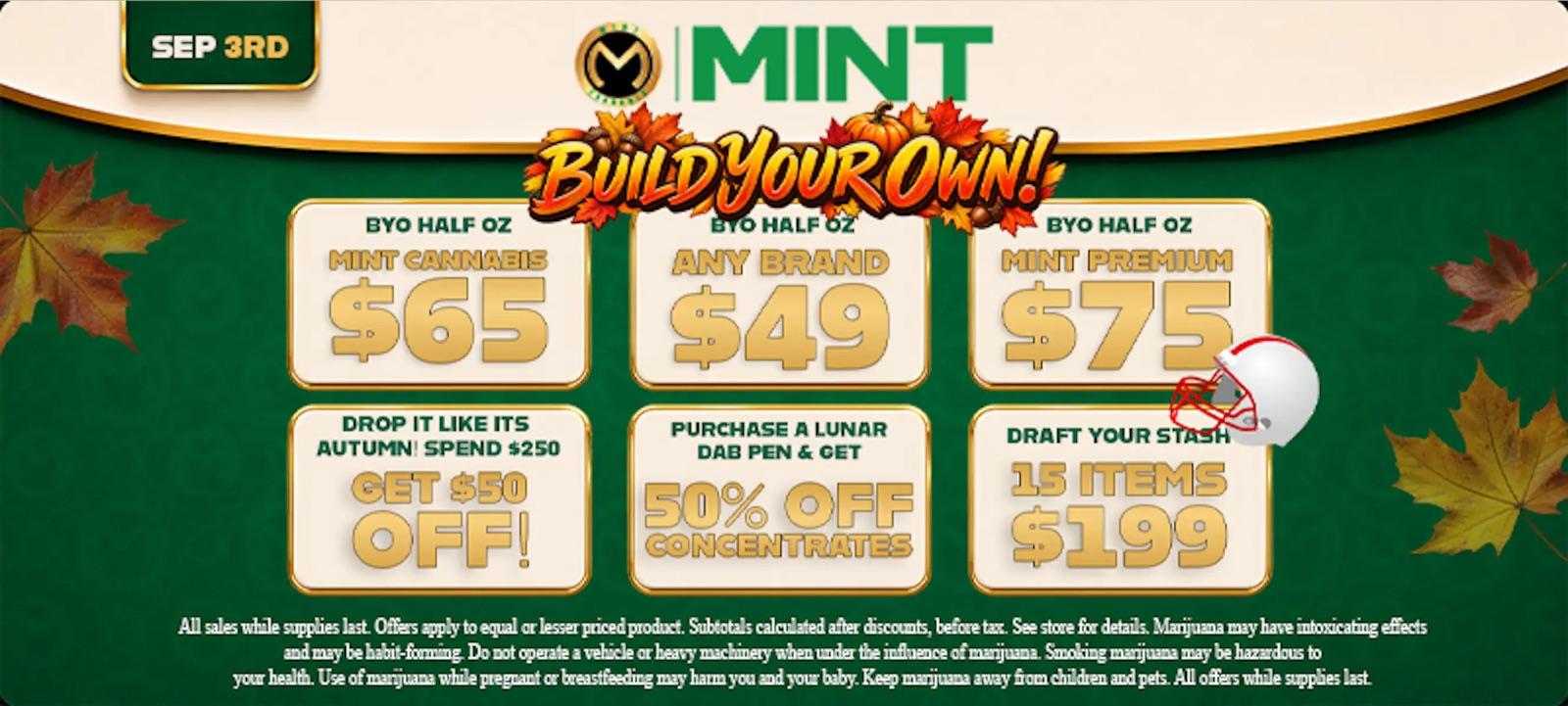 Build Your Own Deals - Flower, Concentrates, & More!