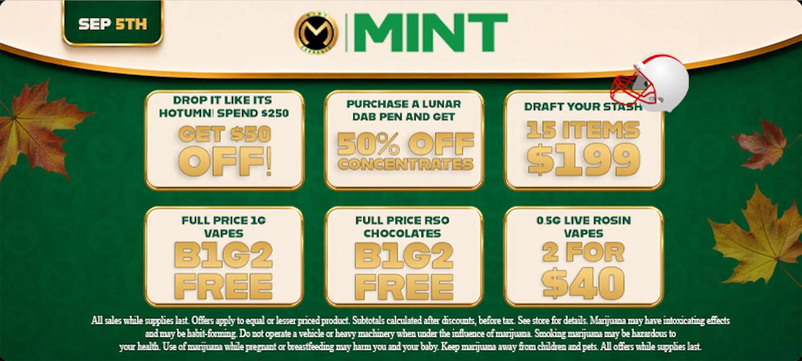 Fall Deals: BOGO Free & $50 Off!
