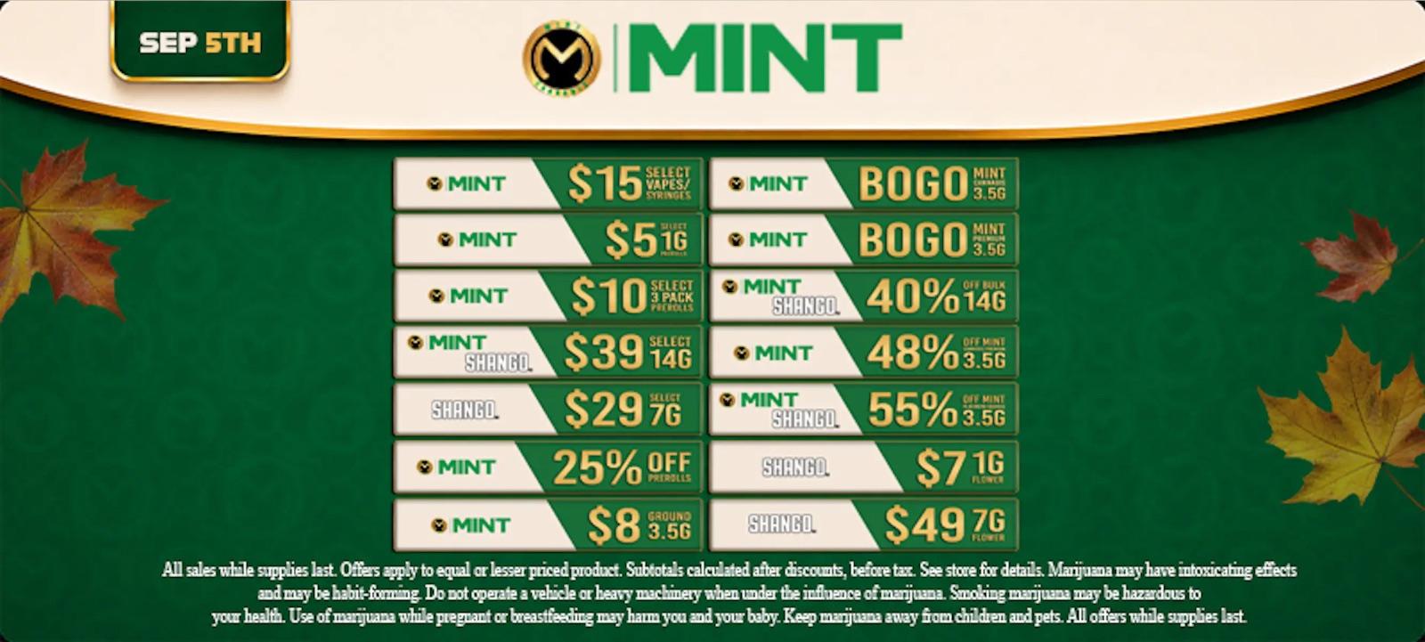 Buy One Get One & Percentage Off Deals - Cannabis deal image
