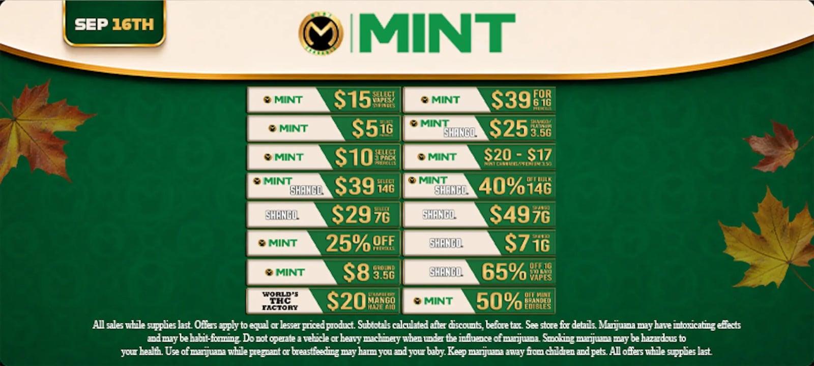 Daily Deals & Bulk Discounts - Cannabis deal image