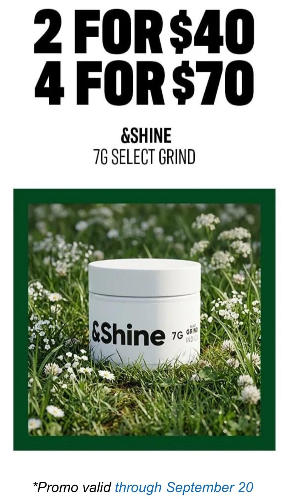 2 for $40 & 4 for $70 Select Grind