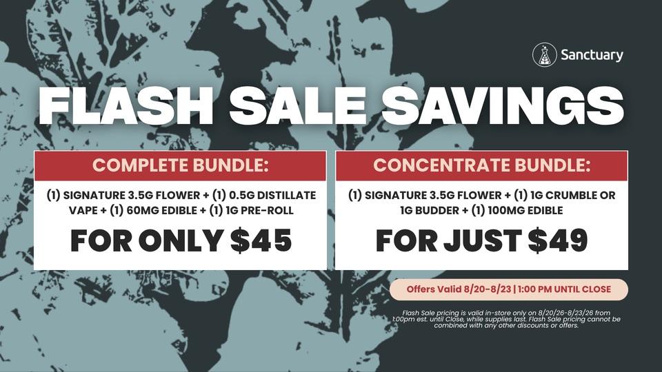 Flash Sale Bundles: Flower, Vapes & Edibles - Cannabis deal image