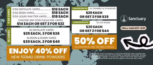 Vape & Concentrate Deals Plus 40% Off