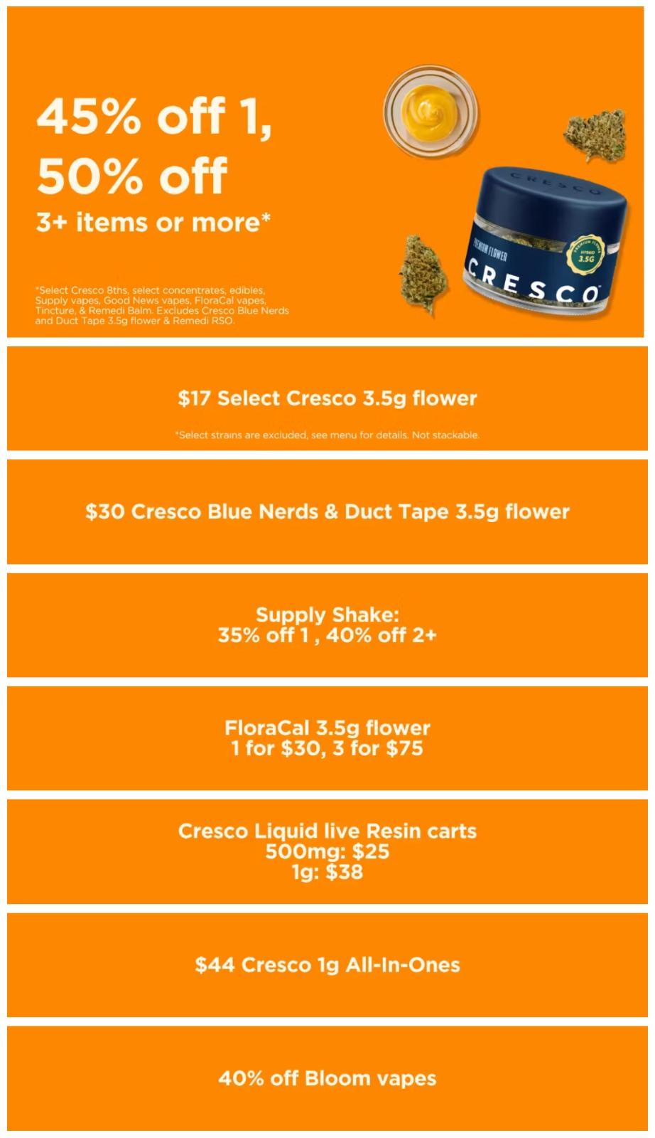 Bulk Discounts & Product Specials