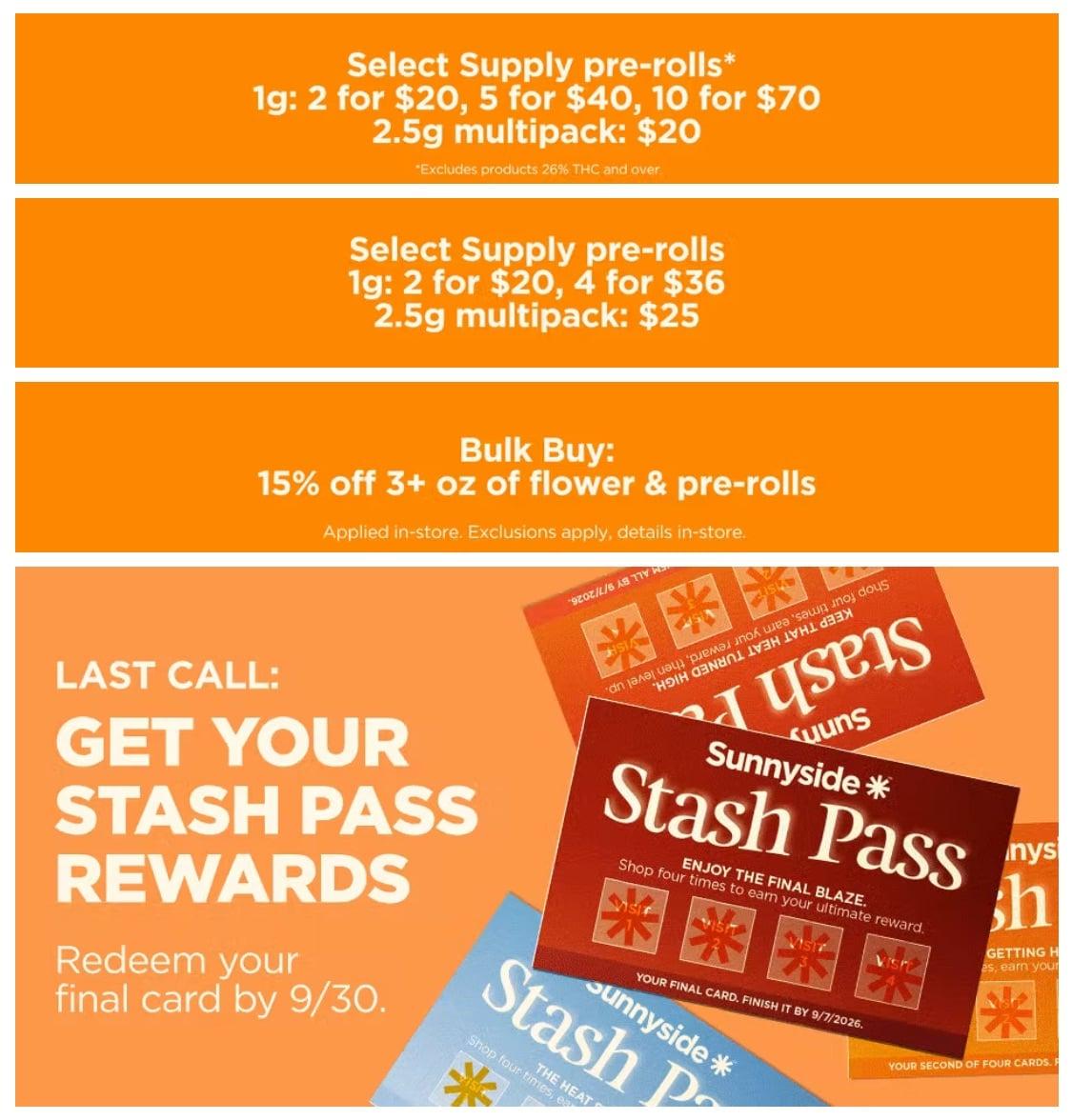 Pre-Roll Deals & Bulk Flower Discount
