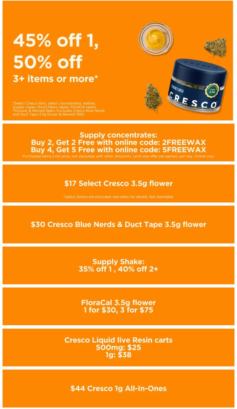 Buy More Save More & Special Pricing