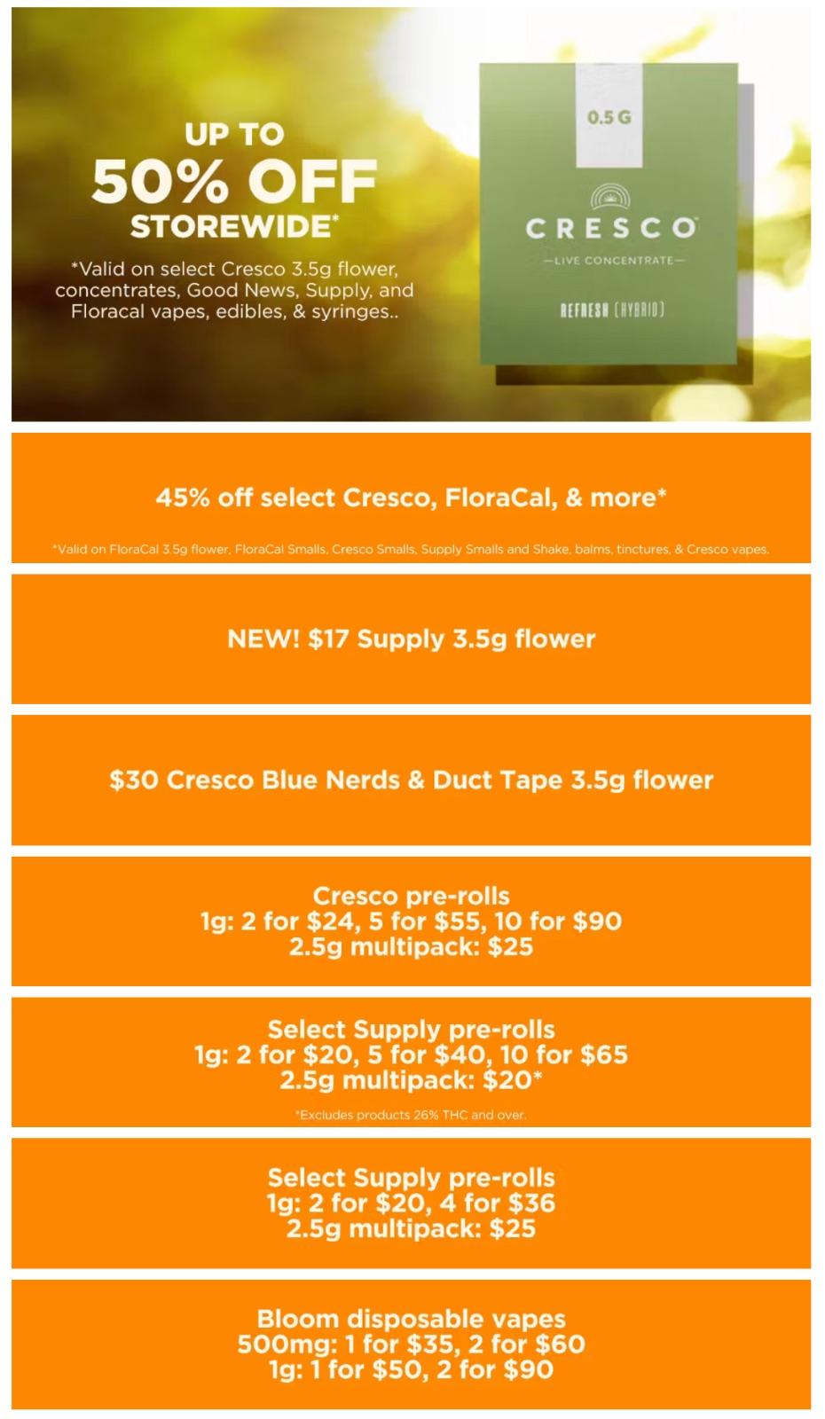 Storewide Discounts & Bulk Pre-Roll Deals