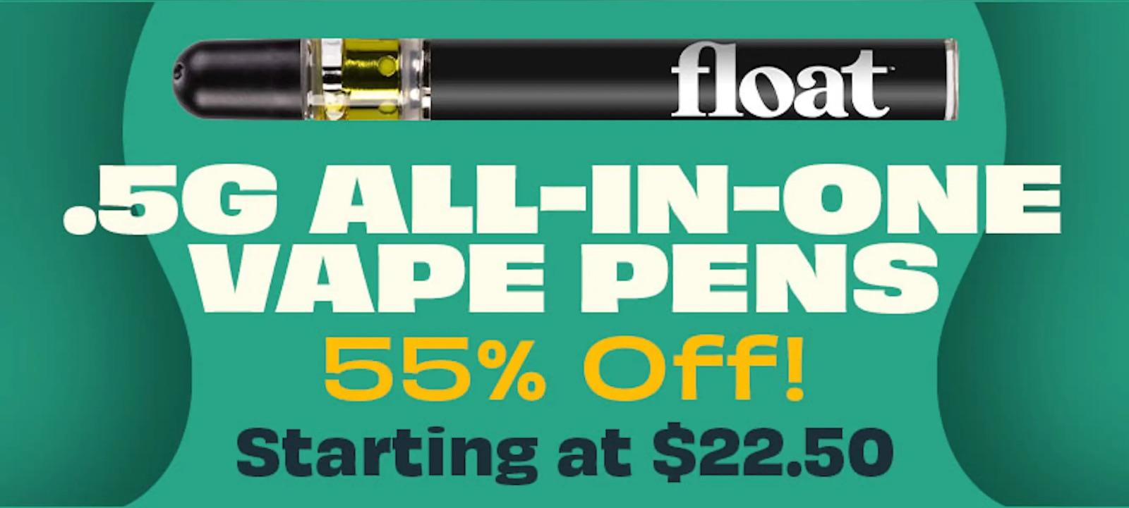 55% Off All-In-One Vape Pens