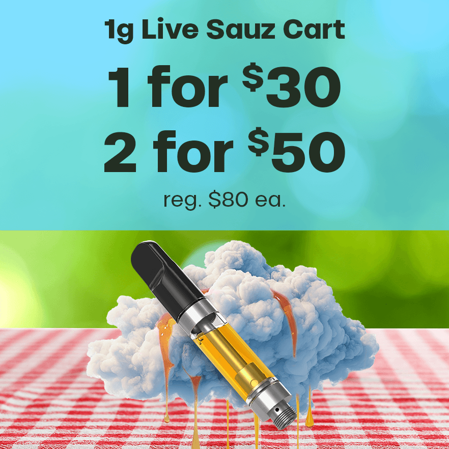 1g Live Sauz Cart Deals - Cannabis deal image