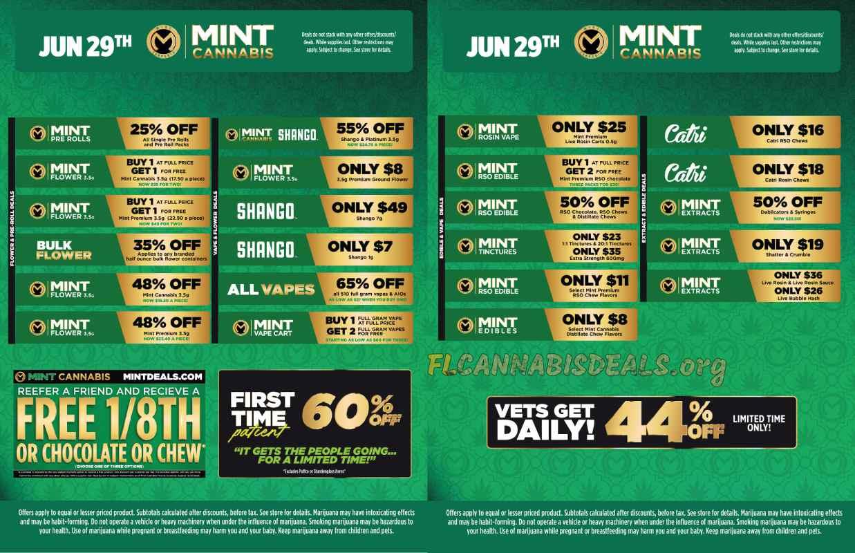 BOGO Deals, Percentage Off, and Daily Specials - Cannabis deal image