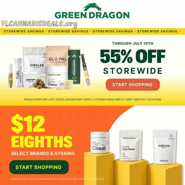 Storewide Savings & $12 Eighths