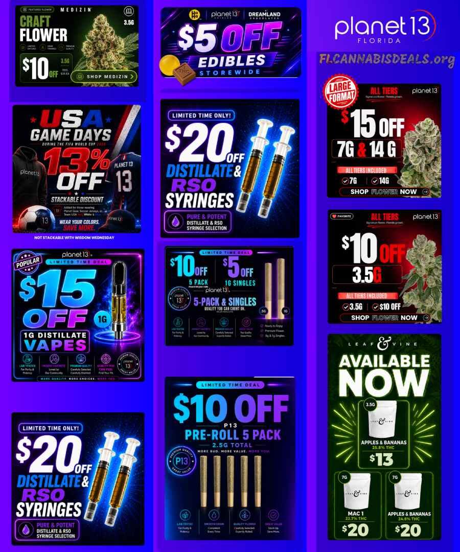 Deals Galore: Flower, Vapes, Edibles & More! - Cannabis deal image