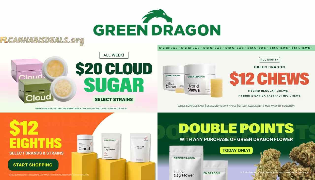Flower, Concentrates, and Edibles Deals