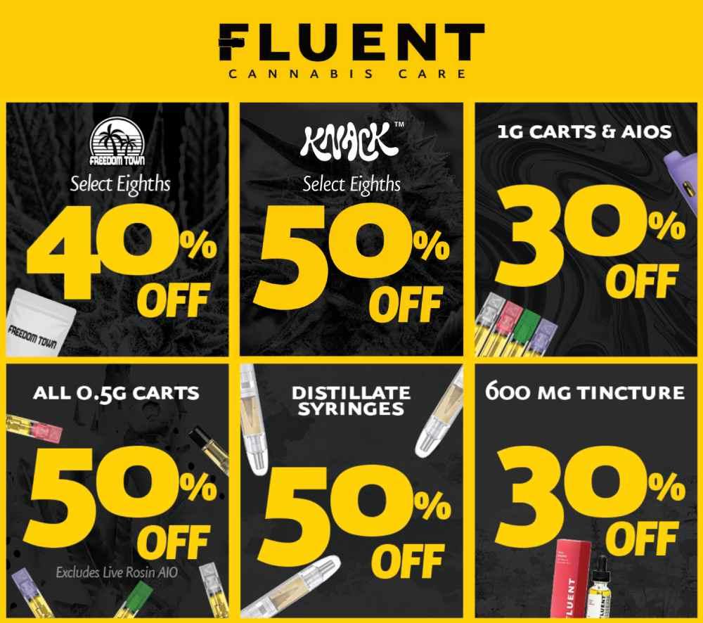 Big Savings on Flower, Carts, and Tinctures!