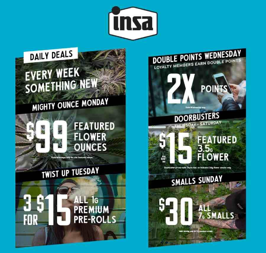 Weekly Deals on Flower, Pre-Rolls, and More! - Cannabis deal image