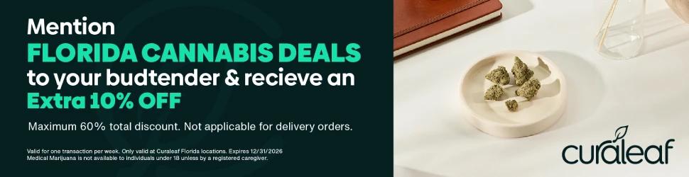 Extra 10% Off Florida Cannabis Deals