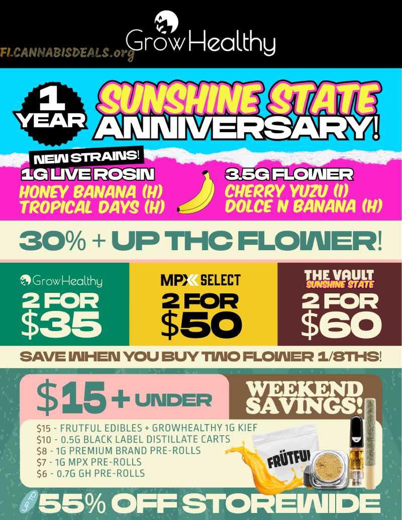 Anniversary Deals: Flower, Vapes, Edibles & More!