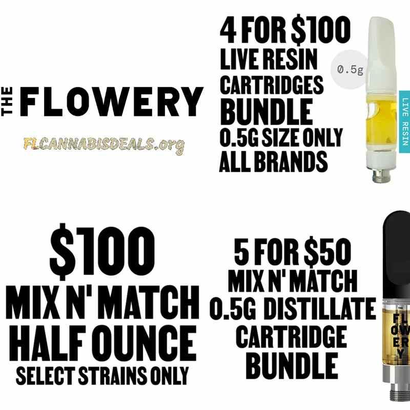 Cartridge Bundles & Half Ounce Deals - Cannabis deal image