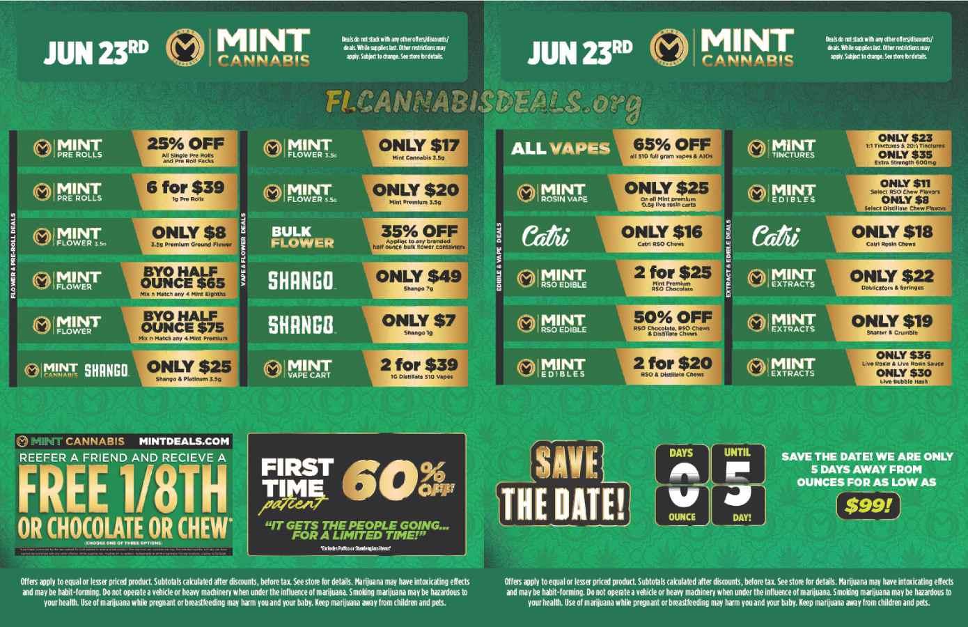 BOGO, 60% Off First Time, & $79 Ounces! - Cannabis deal image