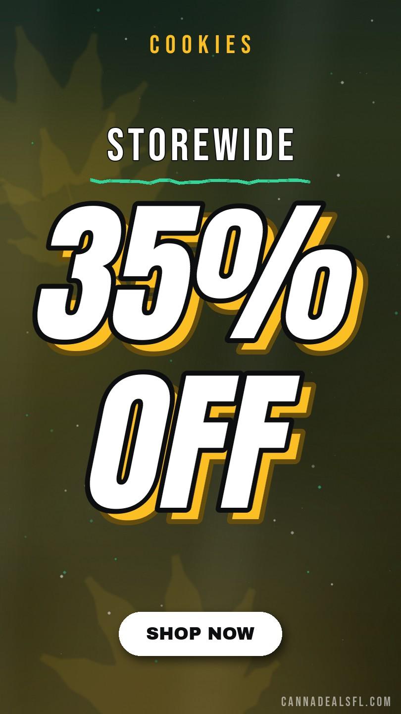 35% off storewide