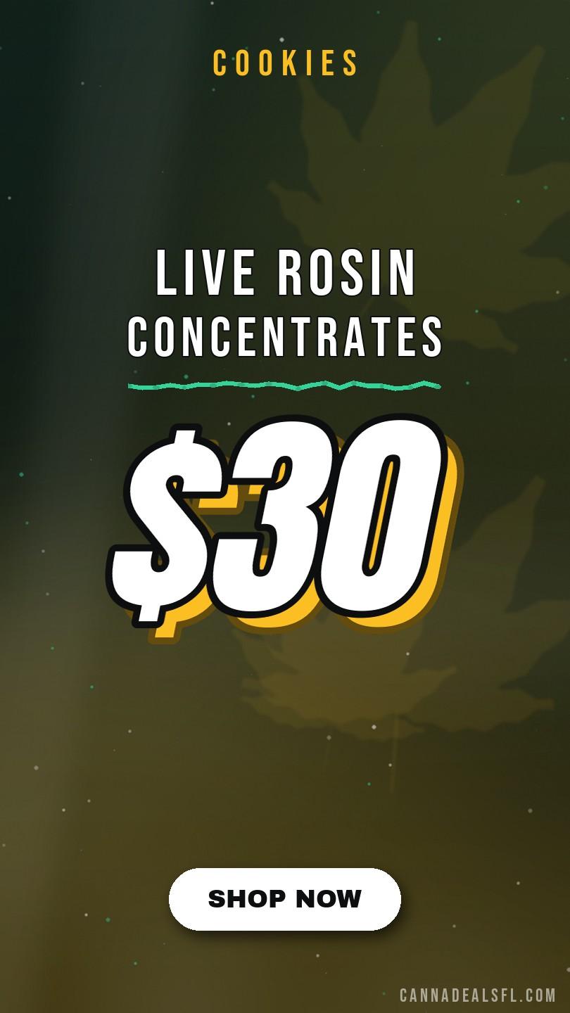 Live Rosin Concentrates - $30