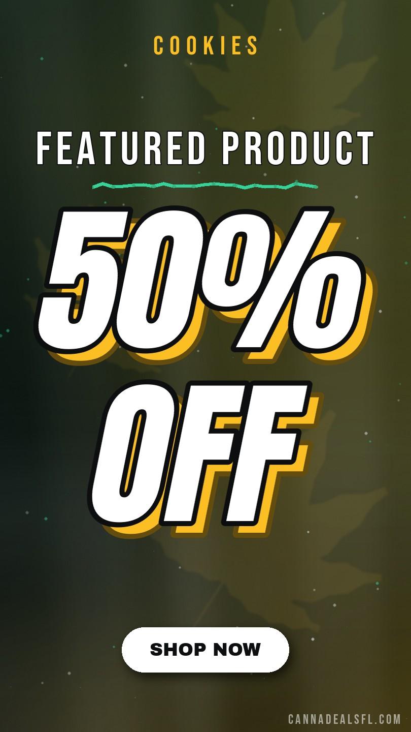 Featured Product 50% Off - Cannabis deal image