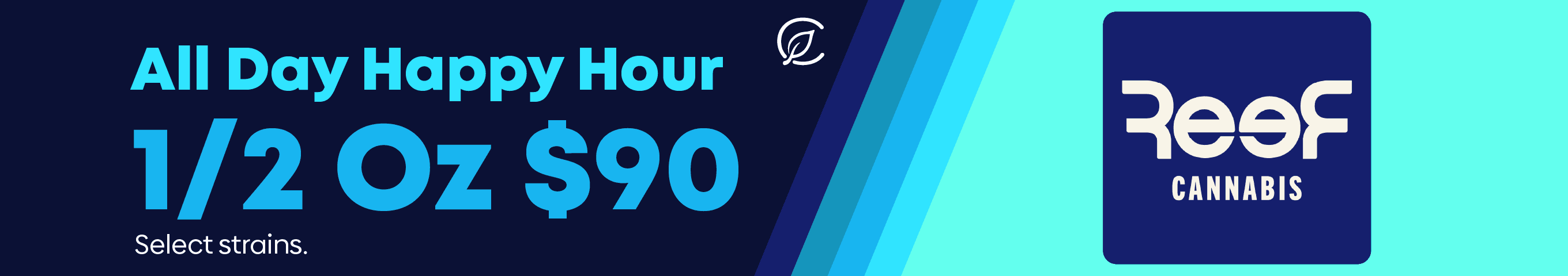 Happy Hour 1/2 Oz for $90