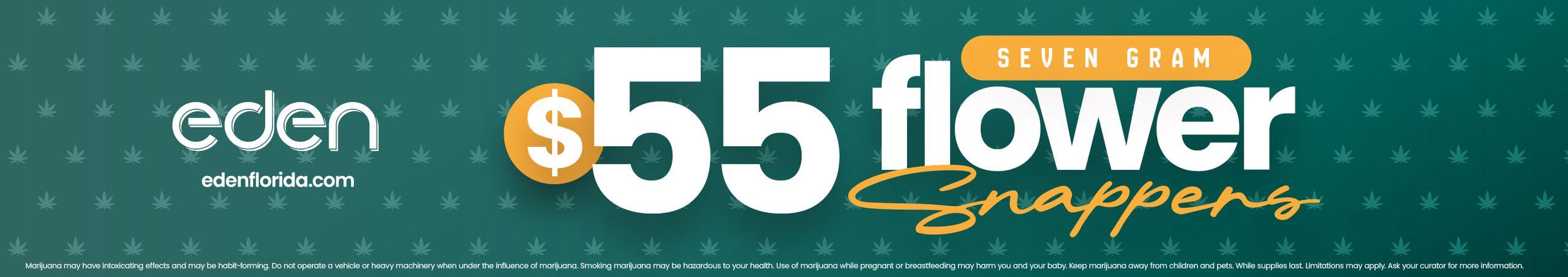 $55 Seven Gram Flower Snappers Special - Cannabis deal image