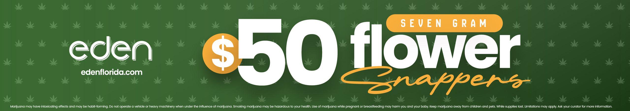 $50 for Seven Gram Flower - Cannabis deal image