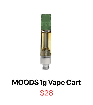 MOODS 1g Vape Cart - $26