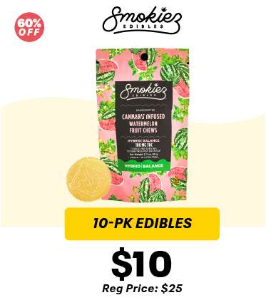 60% Off Edibles - $10 for 10-pk